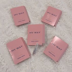 Set of 5 sample EDP samples of My Way by Giorgio Armani